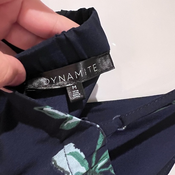 Dynamite Floral Jumpsuit - Picture 3 of 3